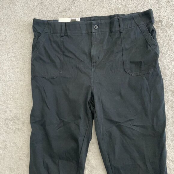 NEW 32 Degrees Cool Women's XXL Ankle Length Pant  Black Cotton Blend - Picture 13 of 14